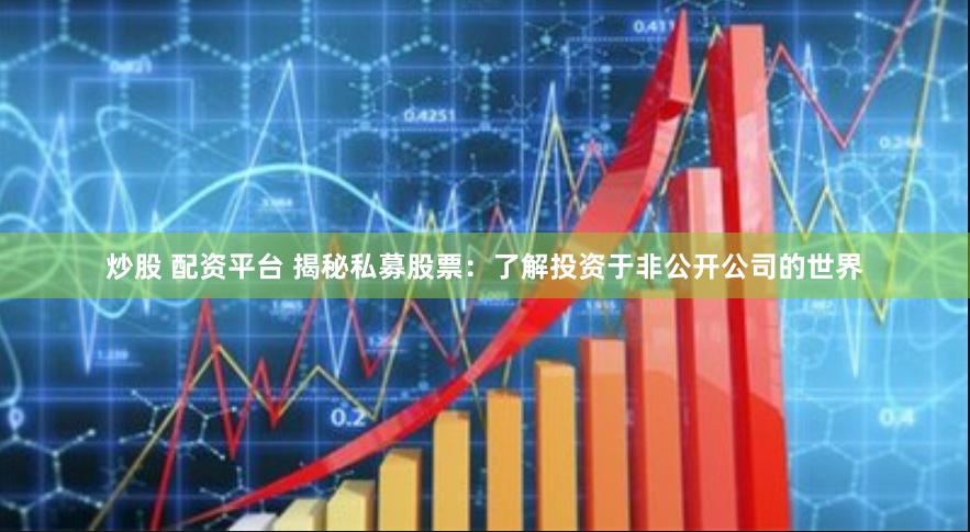 炒股 配资平台 揭秘私募股票：了解投资于非公开公司的世界